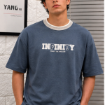 INFINITY “Trust The Process” Oversized T-Shirt-Slate Blue