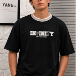 INFINITY “Trust The Process” Oversized T-Shirt-Black