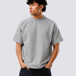 Oversized Basic T-Shirt – Relaxed Fit-Gray