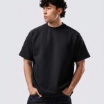 Oversized Basic T-Shirt – Relaxed Fit-Black
